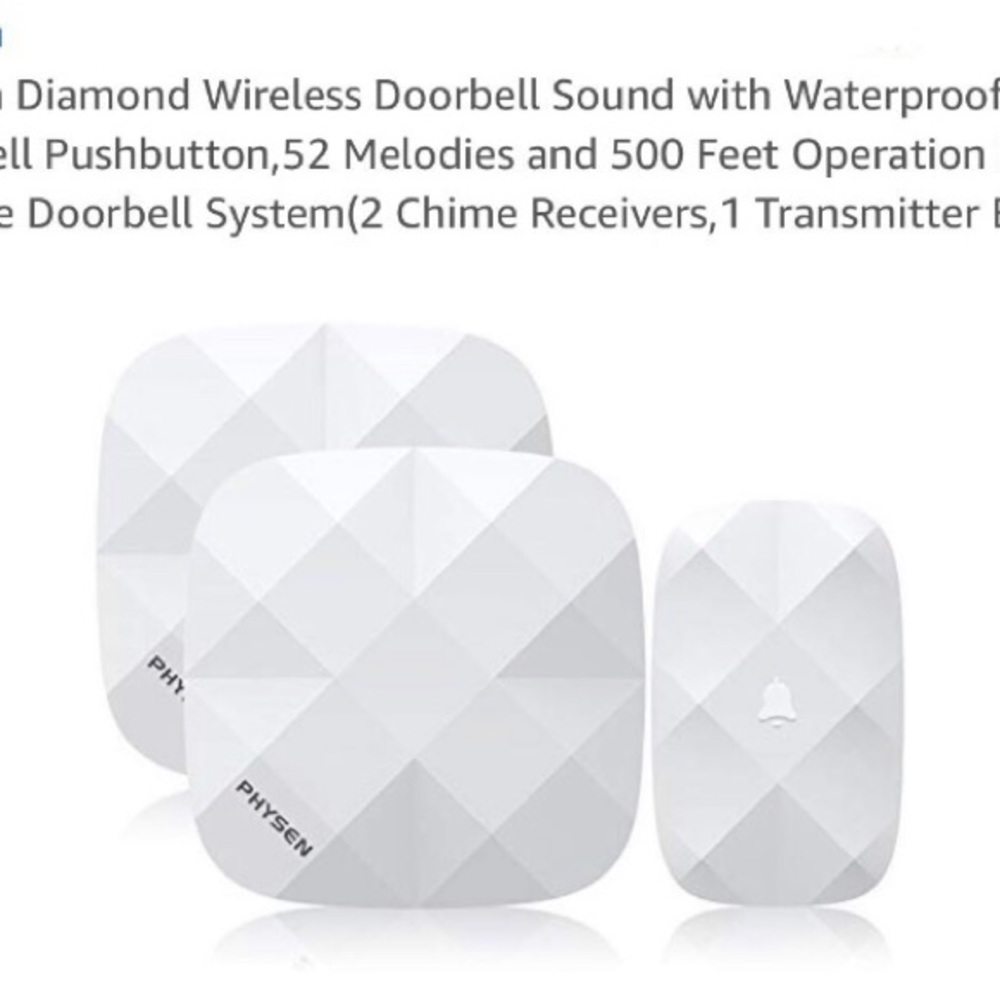 Physen Wireless Doorbell For Apartment Or House